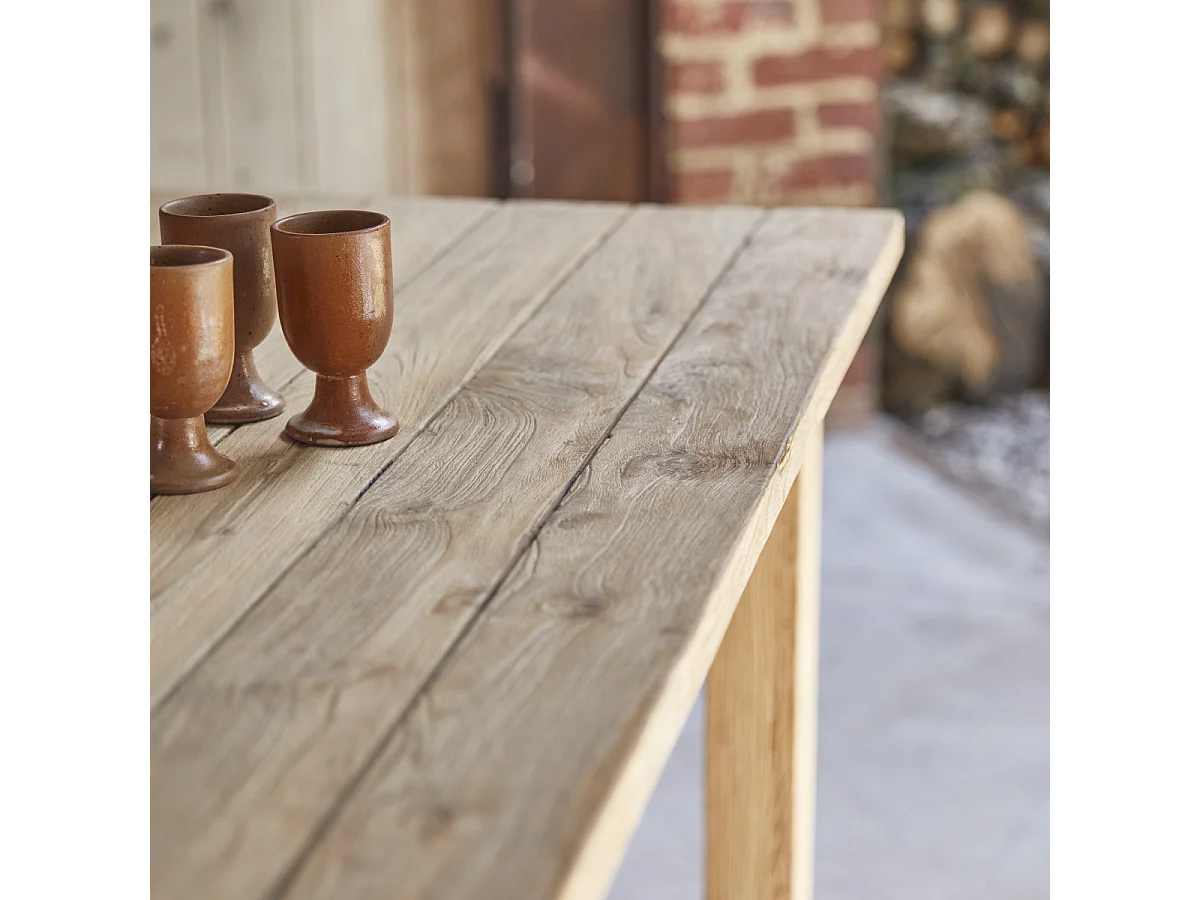 Tavolo da giardino in legno di teak massello riciclato 200 Teresa