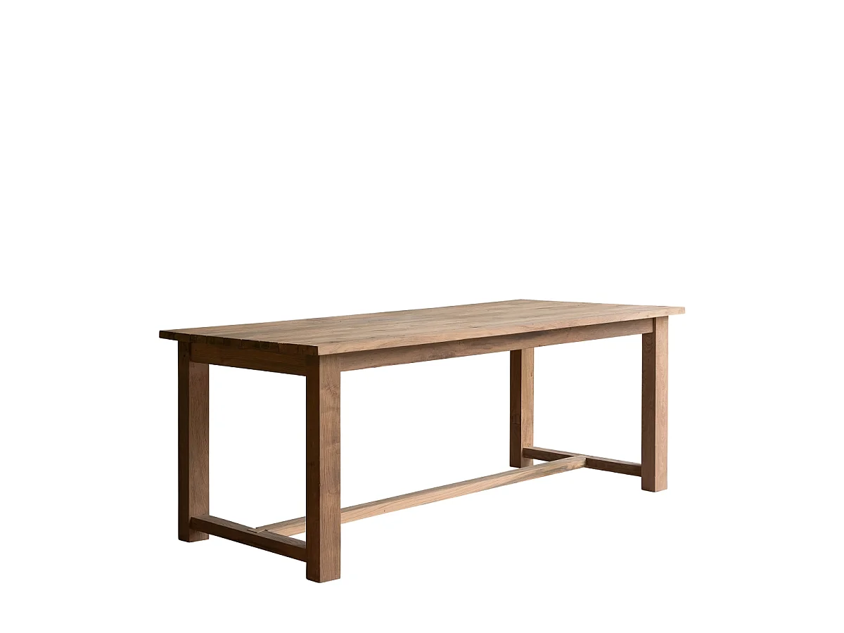 Gartentisch Teresa aus massivem, recyceltem Teakholz 200 cm