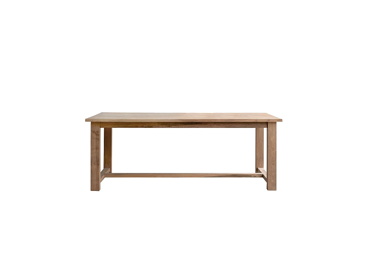 Gartentisch Teresa aus massivem, recyceltem Teakholz 200 cm