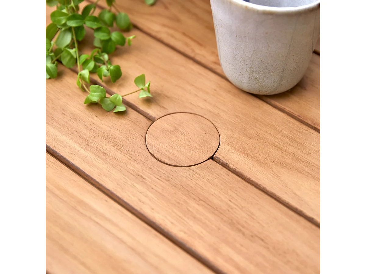 Outdoor Tisch Mila aus Teakholz 120