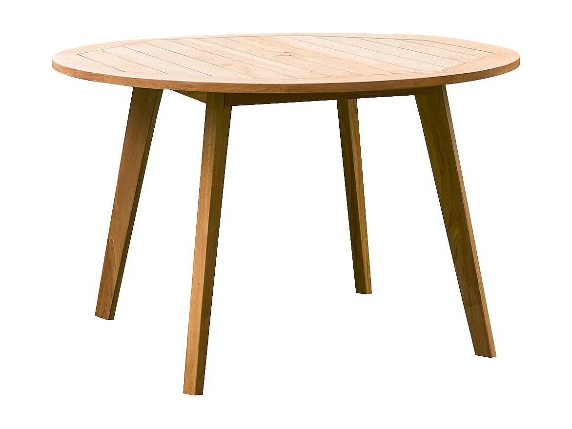 Table de jardin en bois de teck 120 Mila