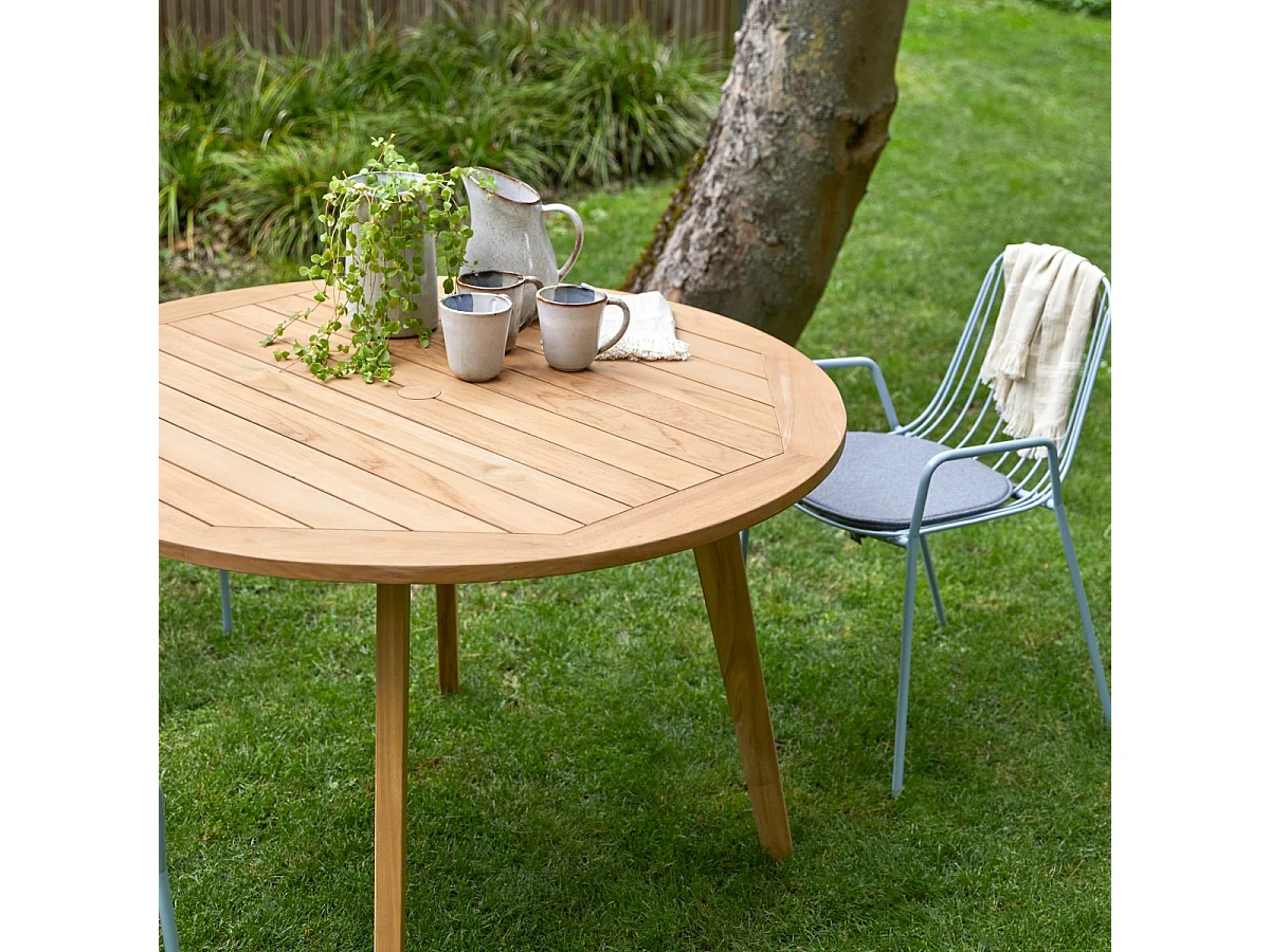 Table de jardin en bois de teck 120 Mila