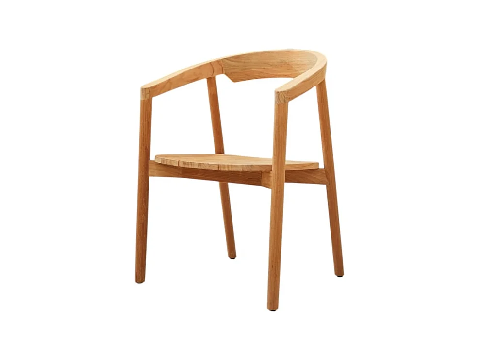 Sedia da giardino in legno di teak massello Francia