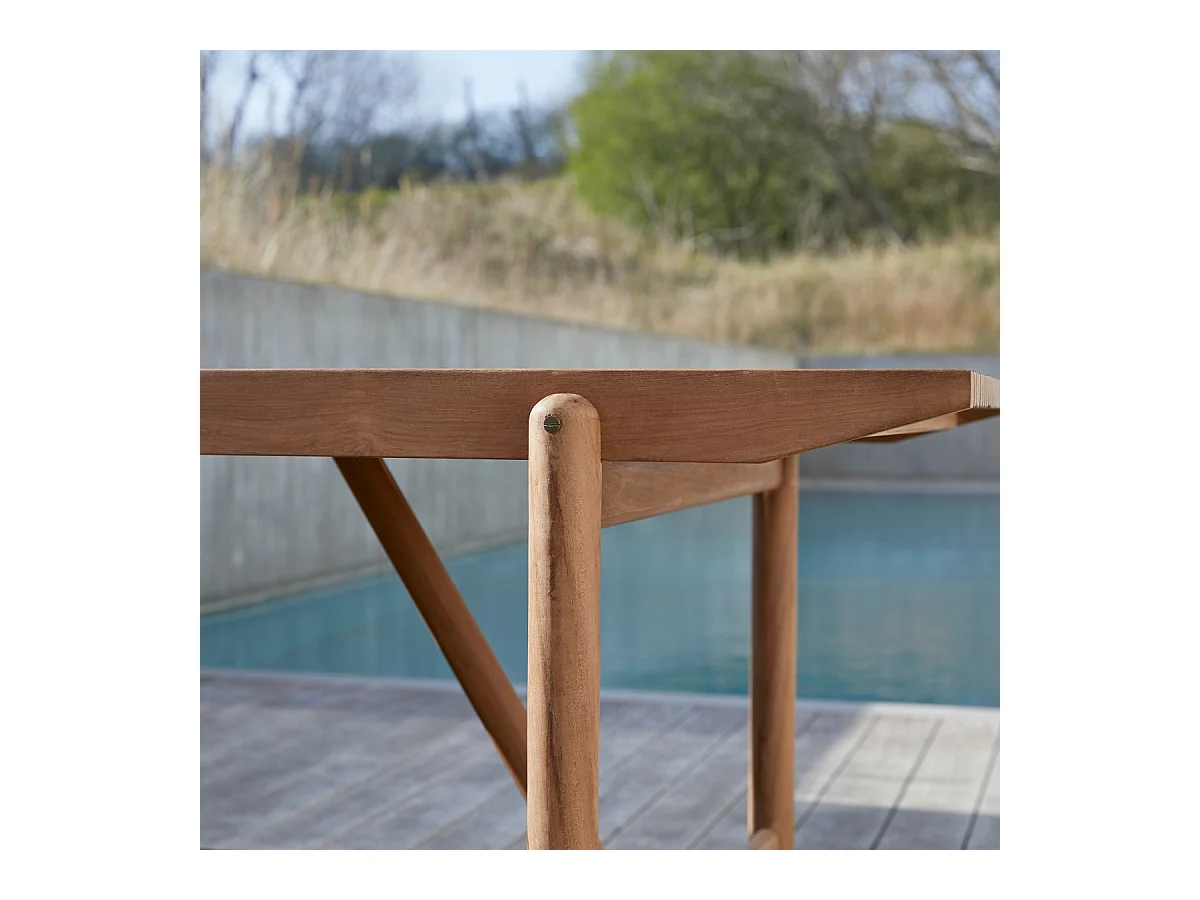 Outdoor Tisch Fado aus massivem Teakholz 6/8 Pers.