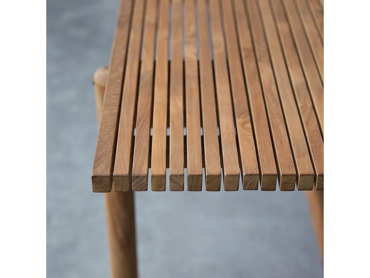 Tavolo da giardino in legno massello di teak Fado 6/8 pers.