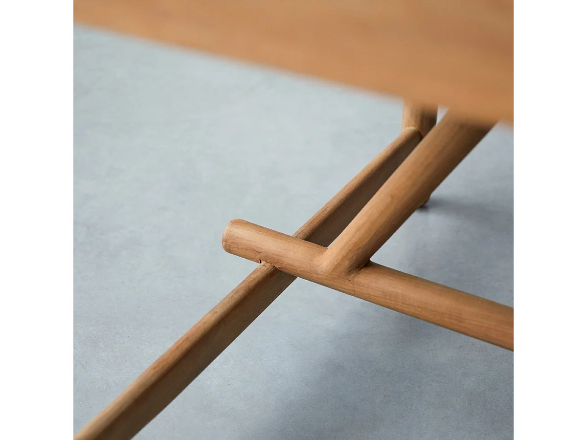 Tavolo da giardino in legno massello di teak Fado 6/8 pers.