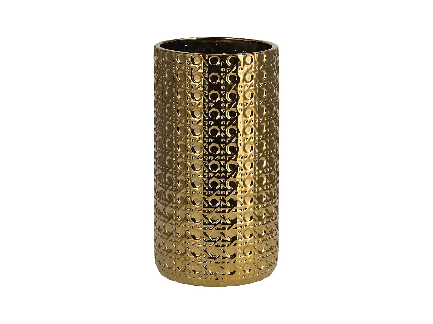 Vase Sylvi Or Moyen 25x14
