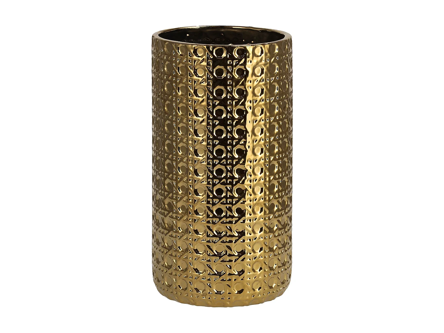 Vase Sylvi Or Moyen 25x14