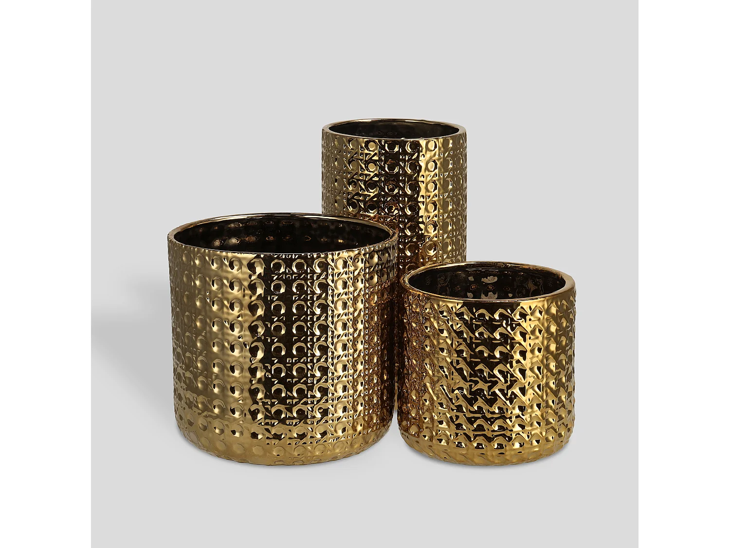 Vase Sylvi Or Moyen 25x14