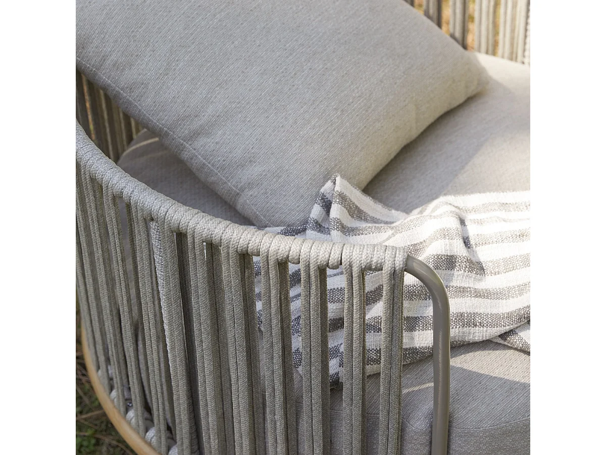 Poltrona da giardino in legno di teak massello Ezra, 1 posto