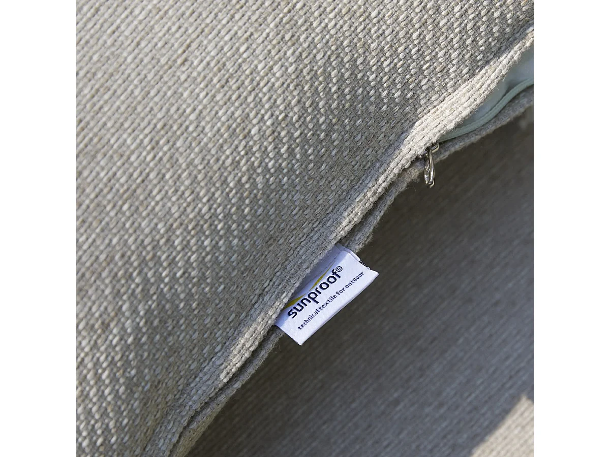 Outdoor-Sessel Ezra aus massivem Teakholz, 1-Sitzer