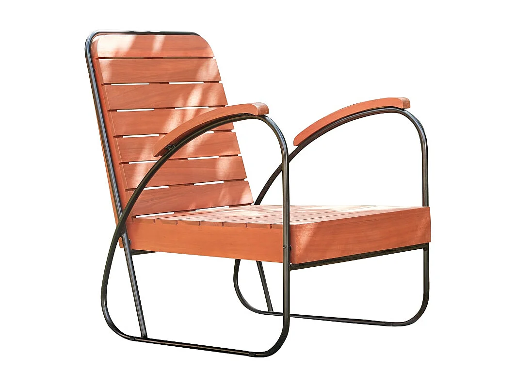 Poltrona esterno in legno di acacia Key Wood