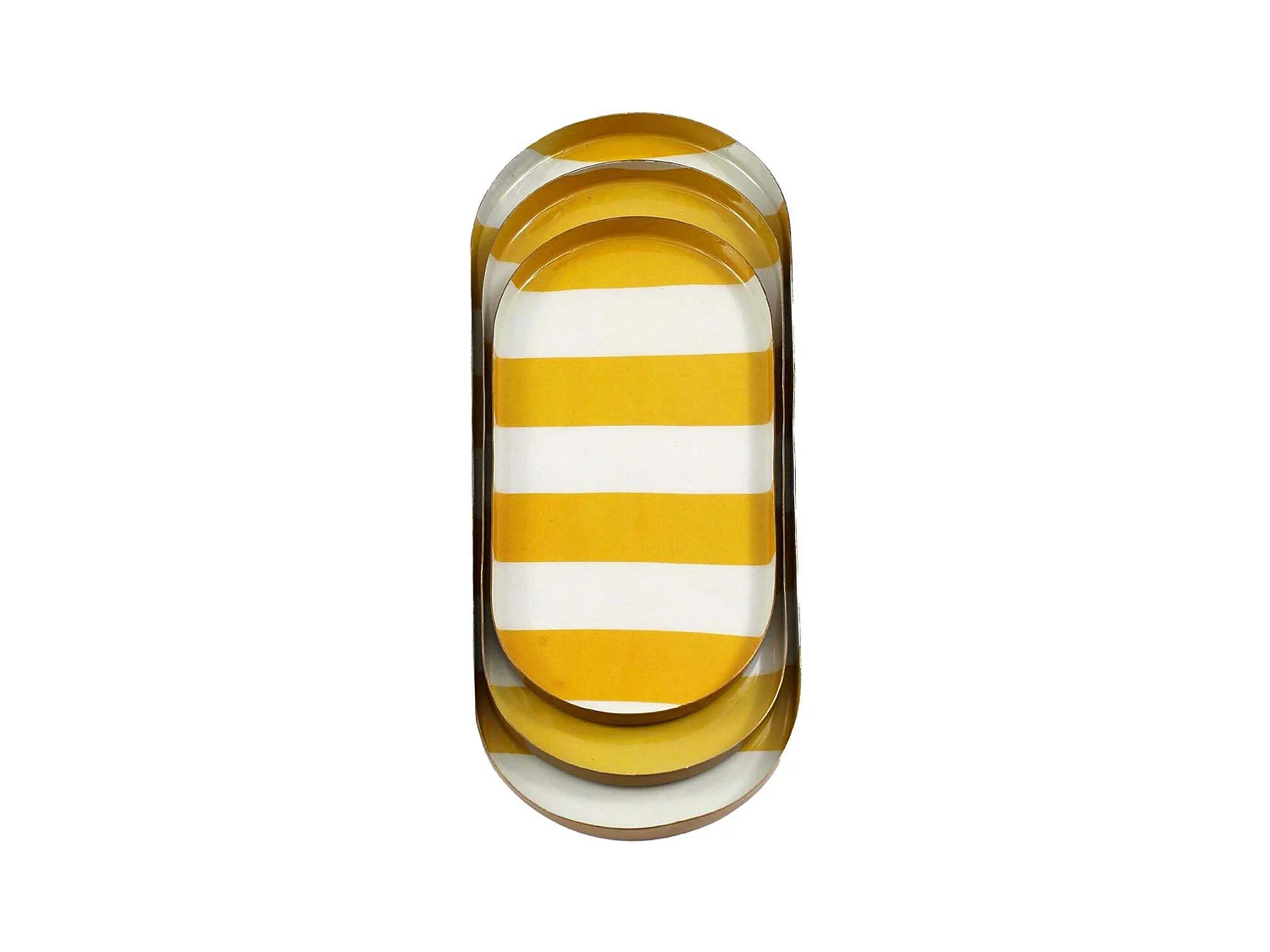 Set 3 vide-poches en métal Cabana