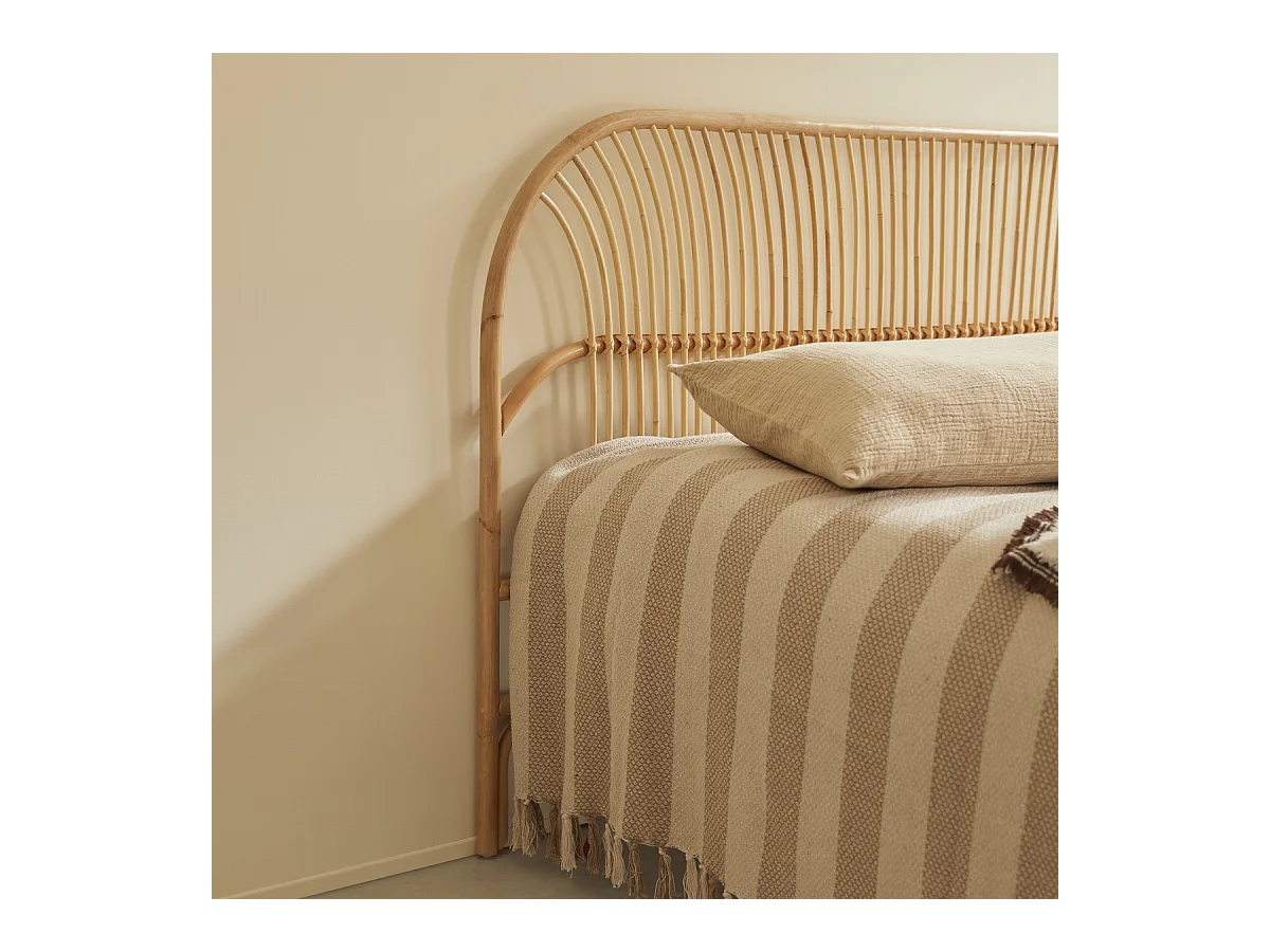 Tête de lit en tiges de rotin 200 Colette