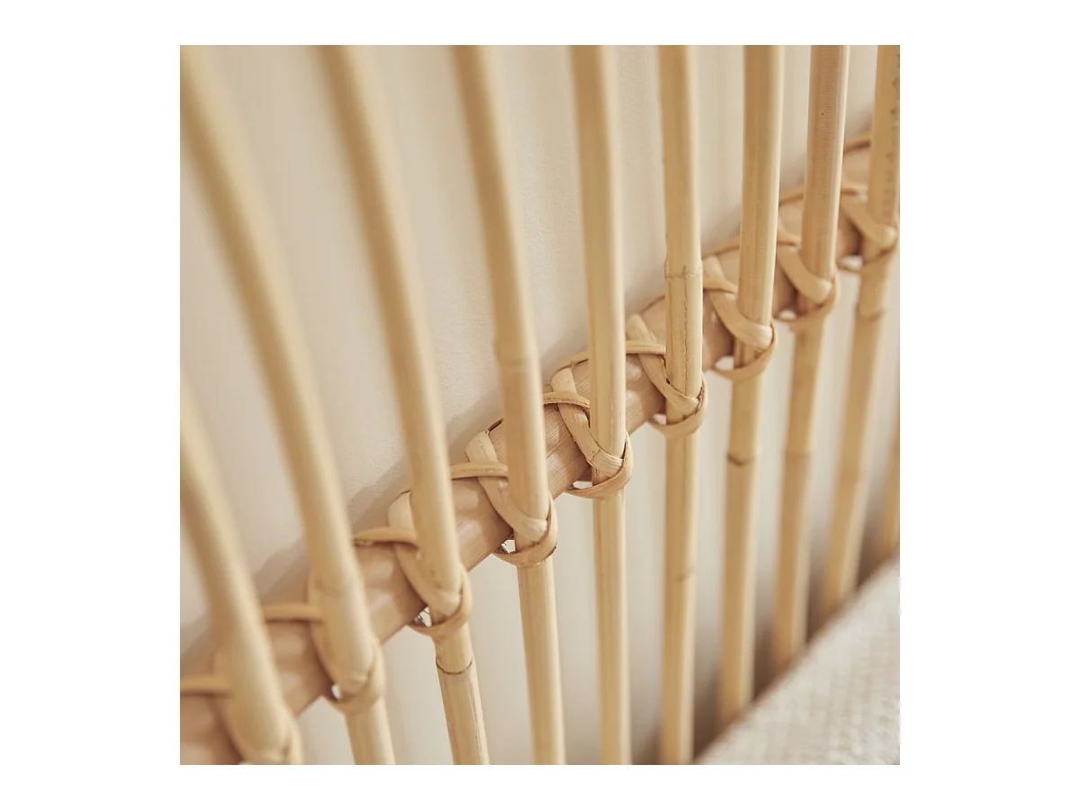 Tête de lit en tiges de rotin 200 Colette