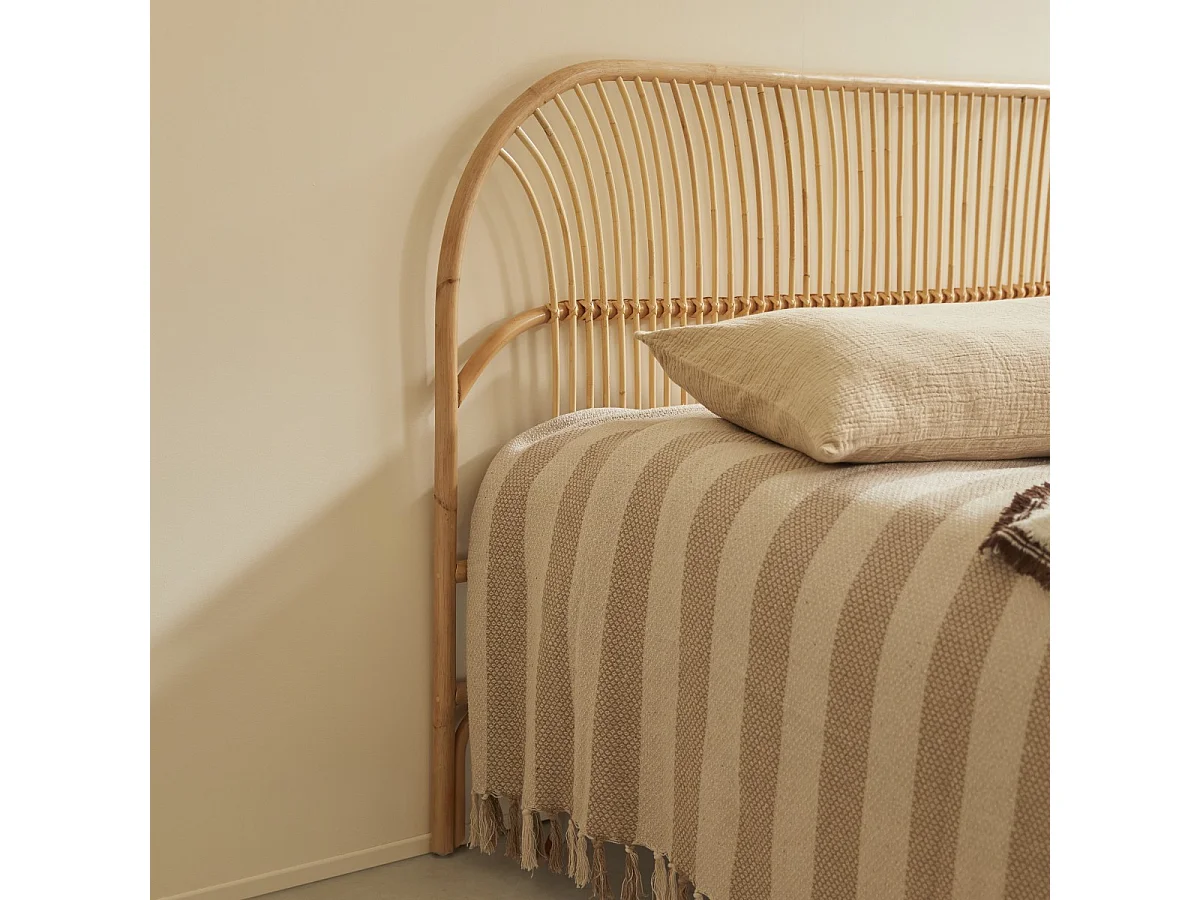 Tête de lit en tiges de rotin 200 Colette
