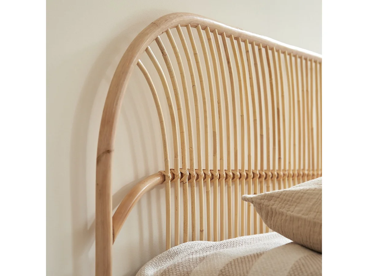 Bett-Kopfteil aus Rattanstäben 200 Colette