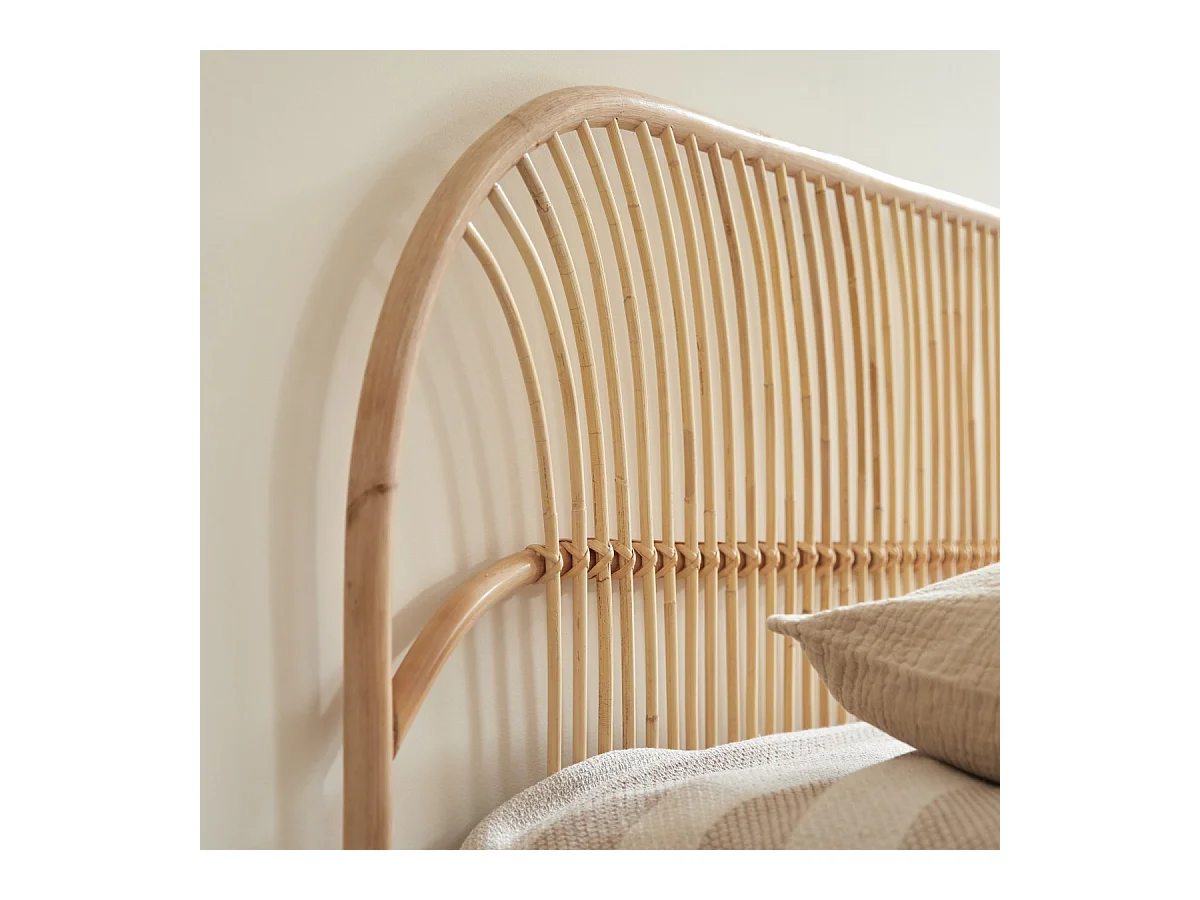 Tête de lit en tiges de rotin 180 Colette