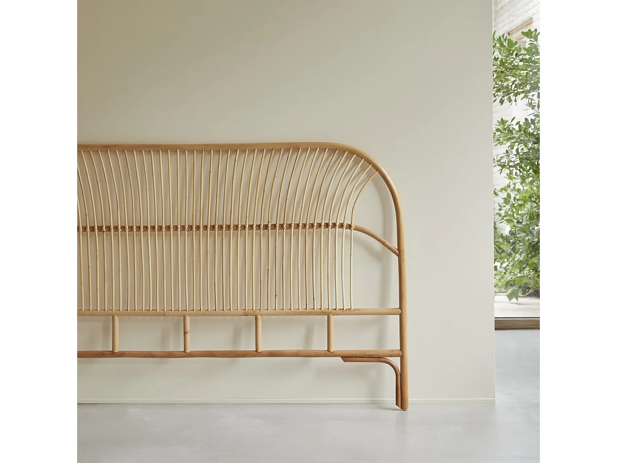 Bett-Kopfteil aus Rattanstäben 180 Colette