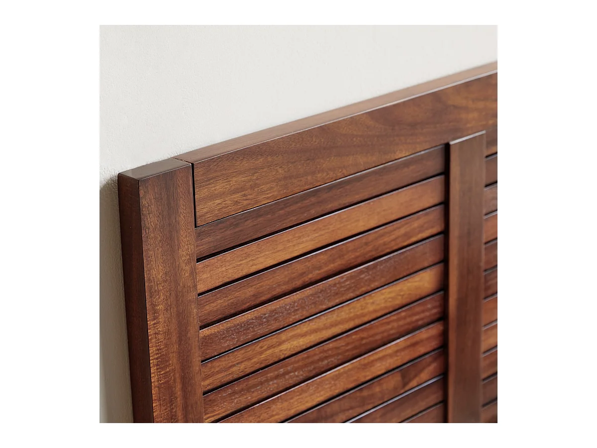 Bettkopfteil Loggia aus massivem Akazienholz 180