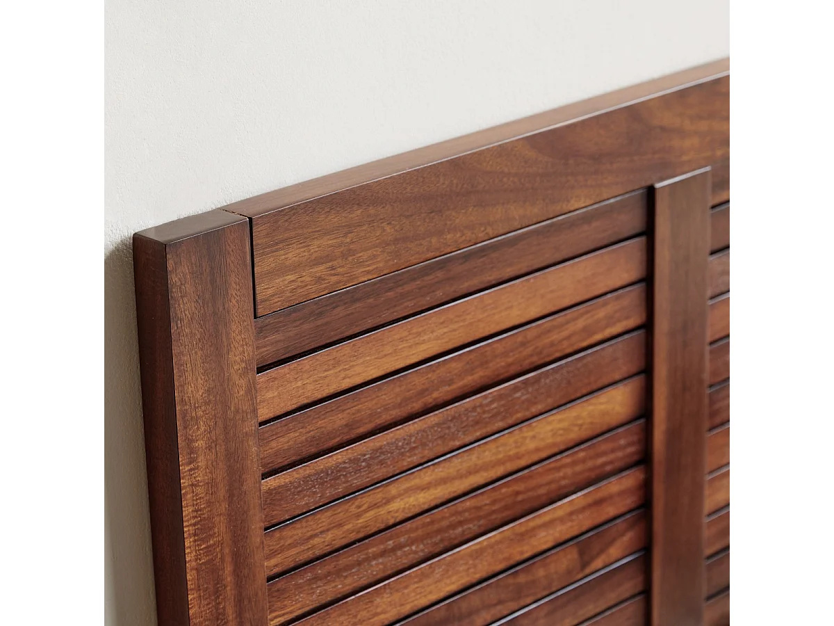 Bettkopfteil Loggia aus massivem Akazienholz 180