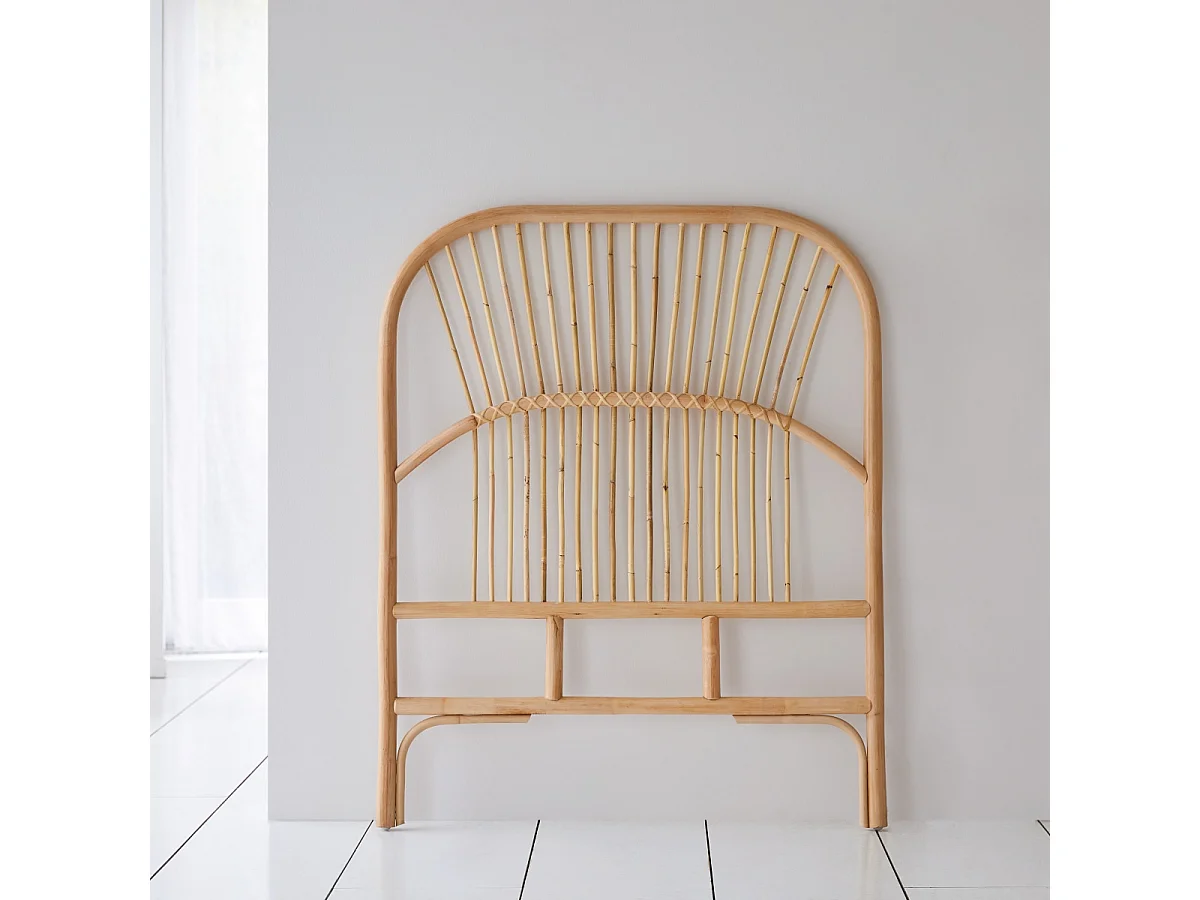 Kopfteil für Bett aus Rattan 90 cm Schlafzimmer Doppelbett Kopf