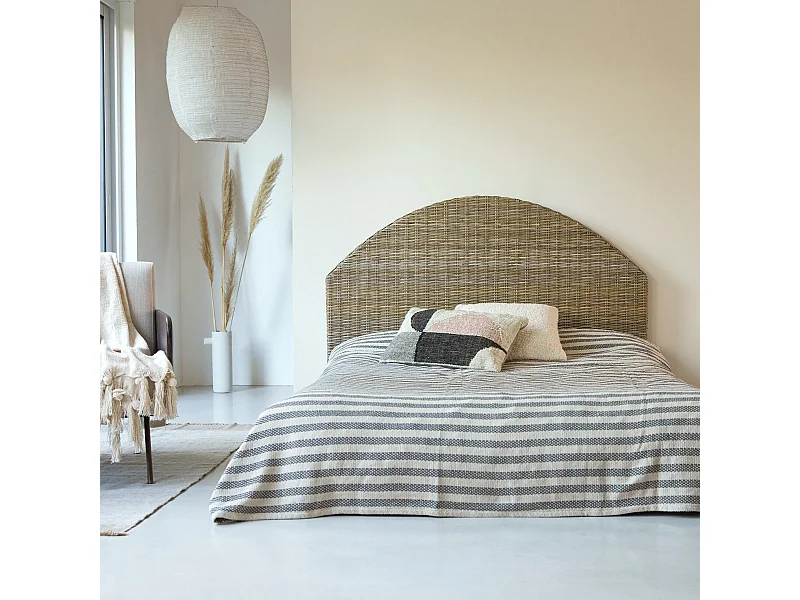 Tête de lit en en tige de kubu 160 Louison