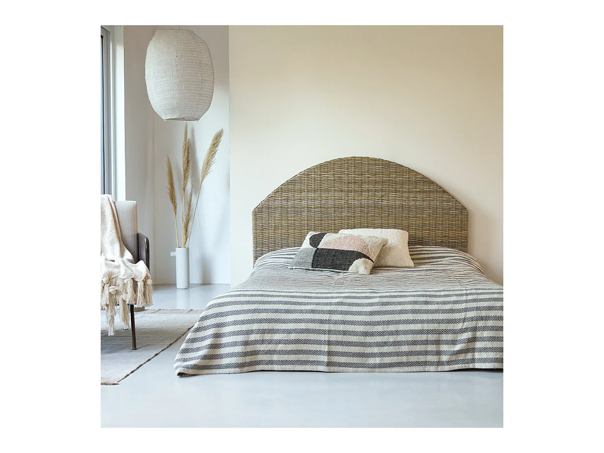 Tête de lit en en tige de kubu 160 Louison