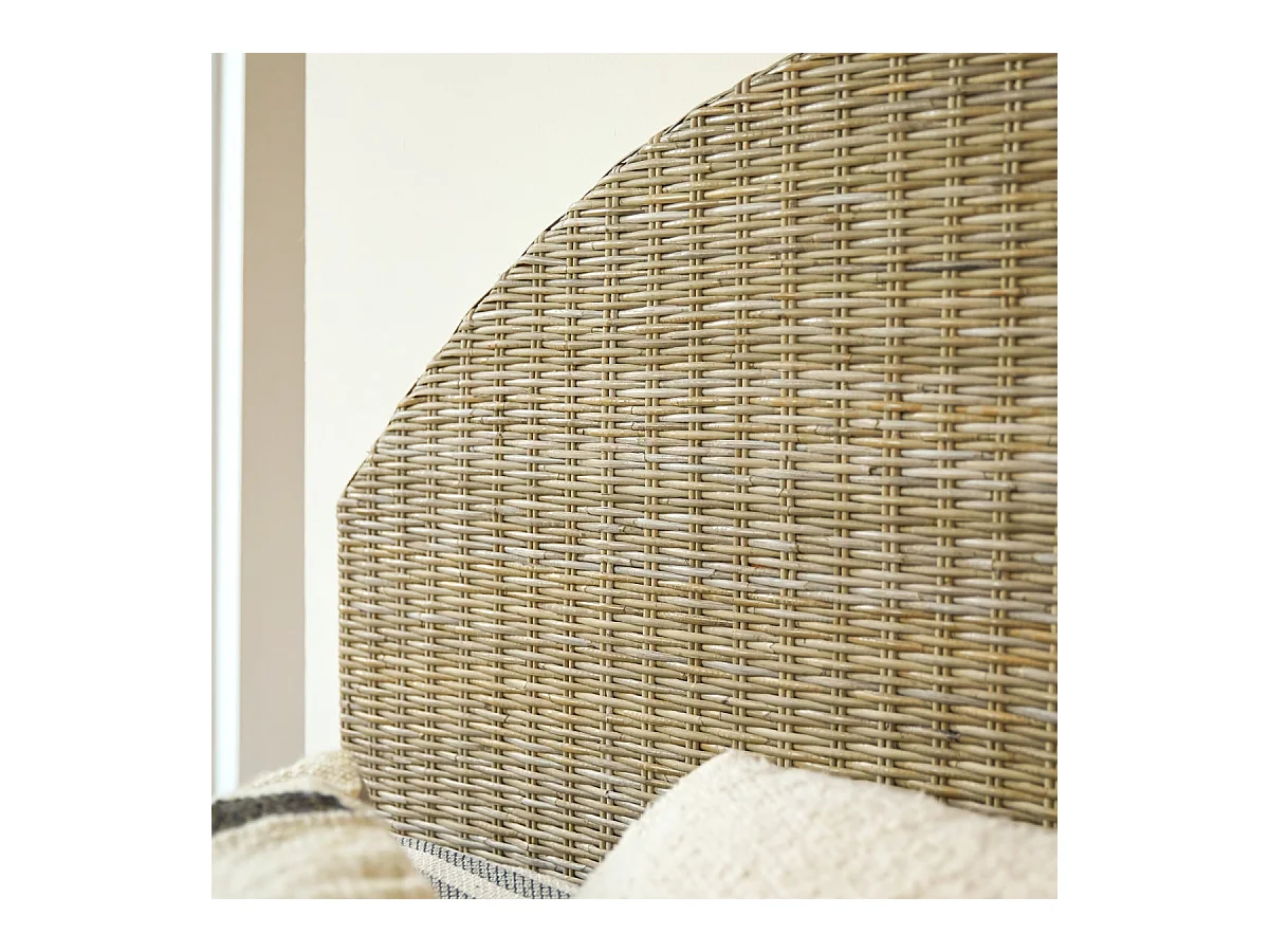 Tête de lit en en tige de kubu 160 Louison