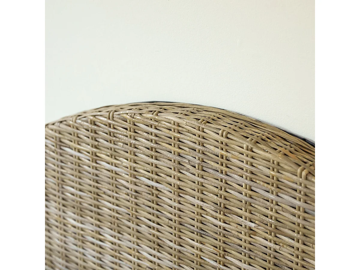 Testata letto testaletto in kubu 160 cm design camera letto Tikamoon