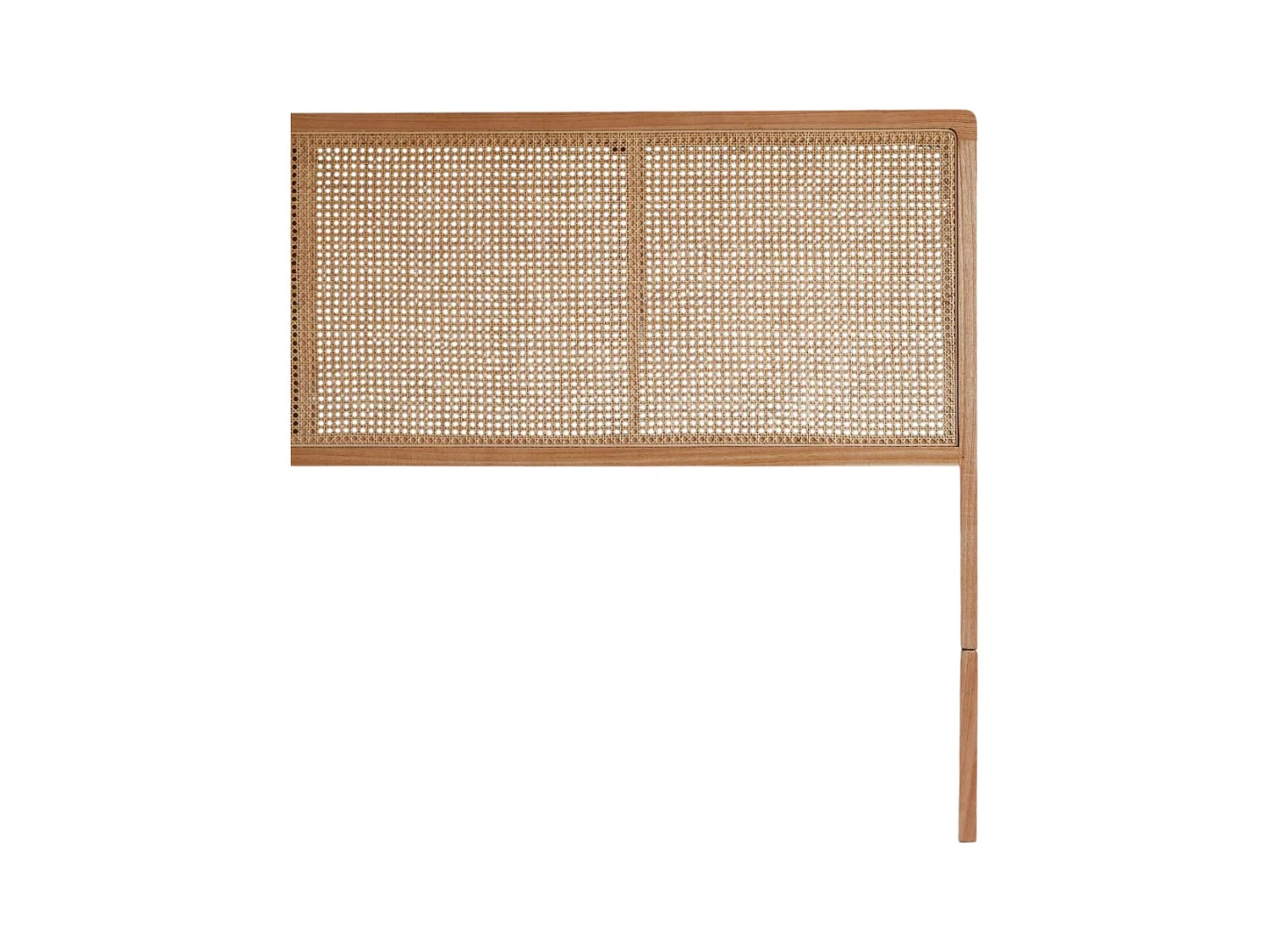 Kopfteil aus Rattan für Bett mit 160 cm Schlafzimmer Doppelbett Massivholz