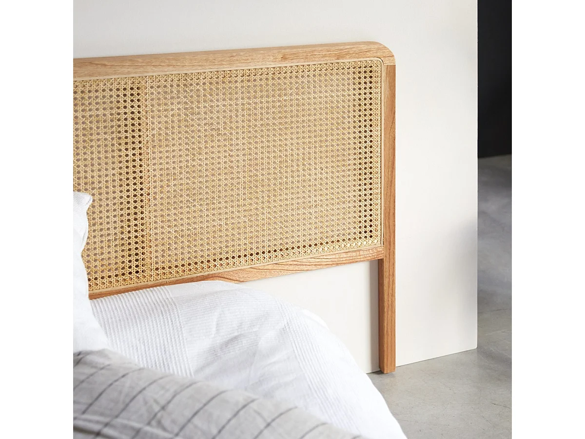 Testata per letto in rattan 160 cm Adele