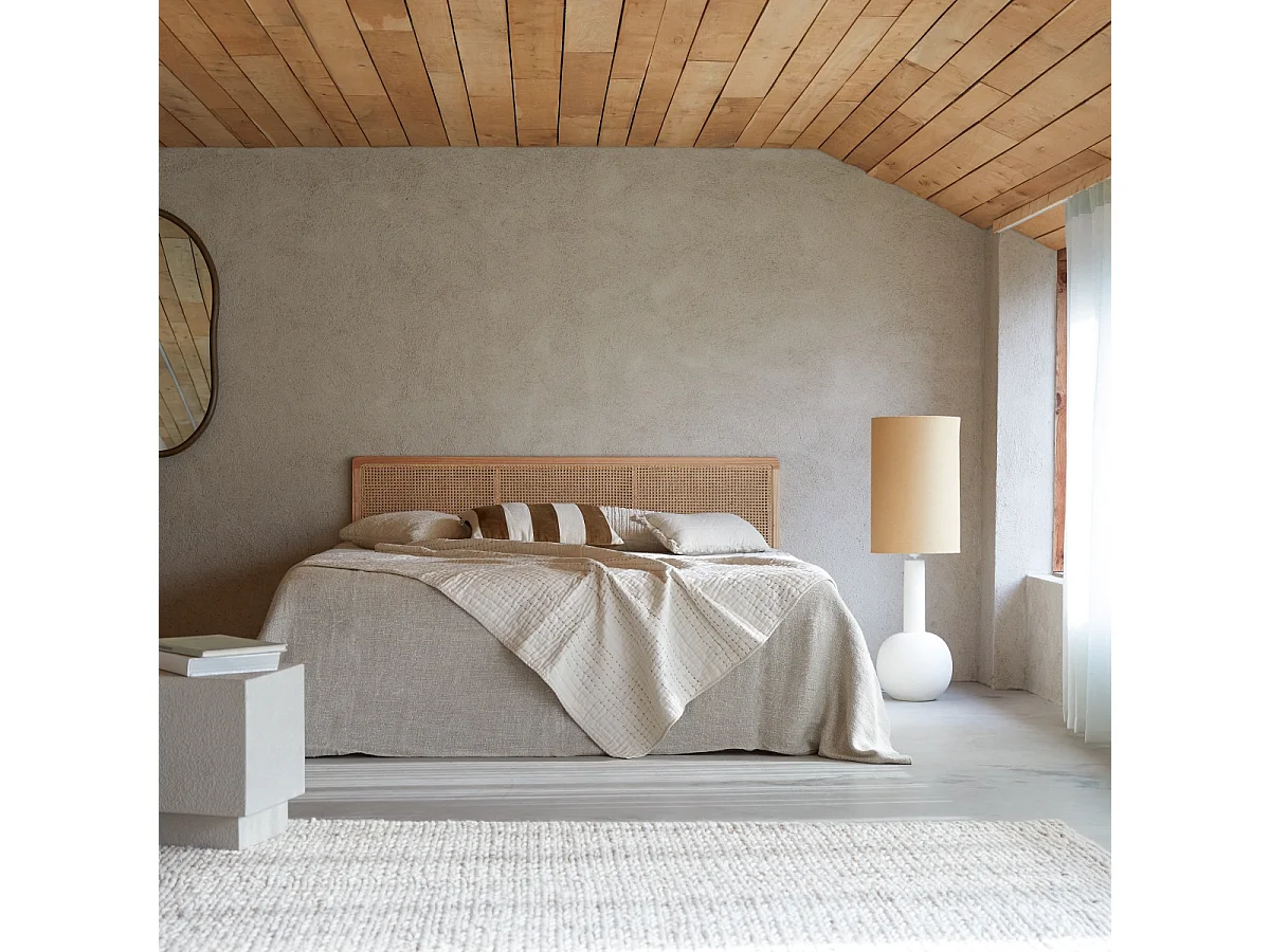 Testata per letto in rattan 160 cm Adele
