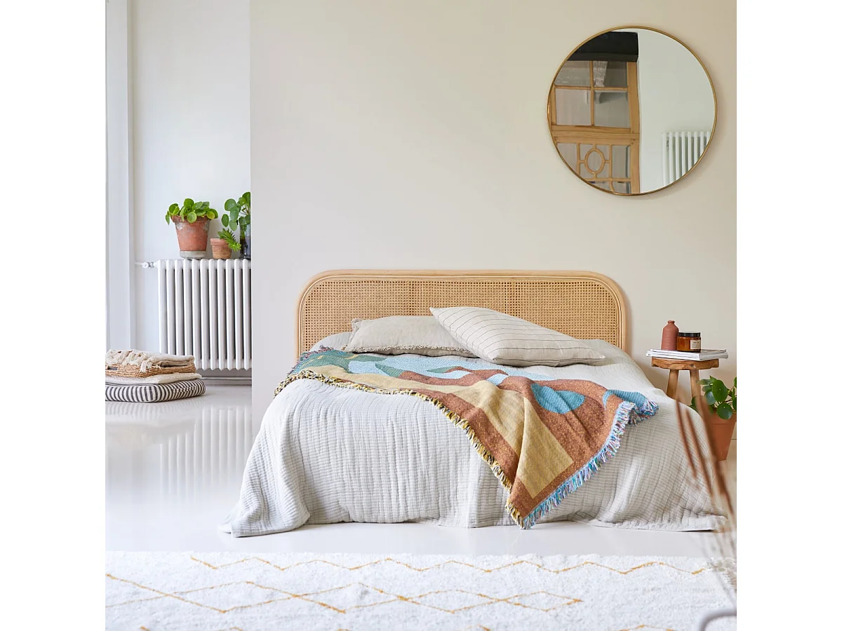 Testata per letto in rattan 160 cm Josephine