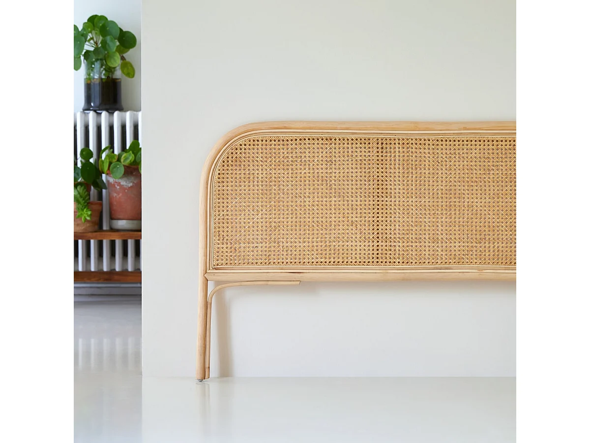 Testata per letto in rattan 160 cm Josephine