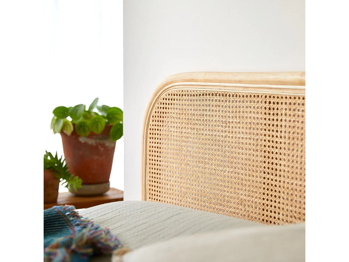 Testata per letto in rattan 160 cm Josephine
