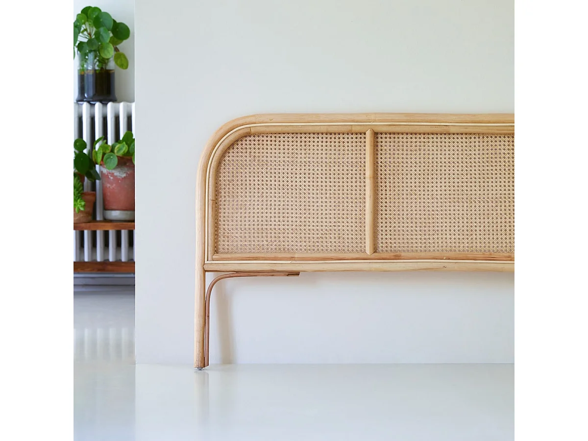 Testata per letto in rattan 160 cm Josephine