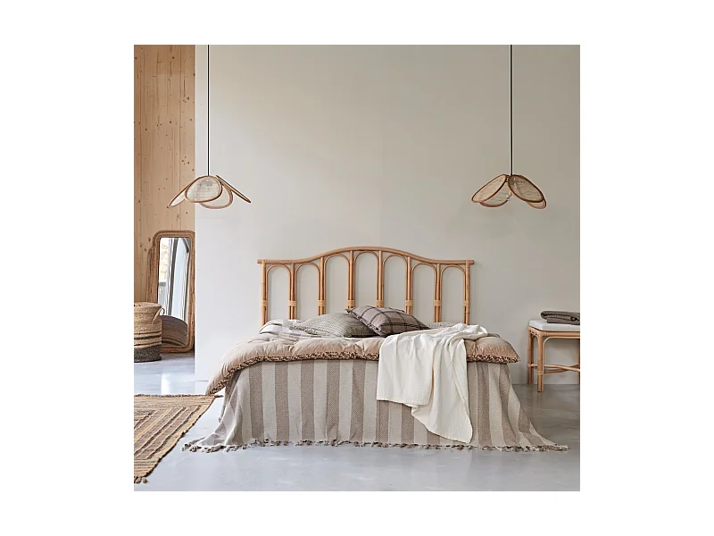 Kopfteil aus Rattanstäben 160 cm Ondine