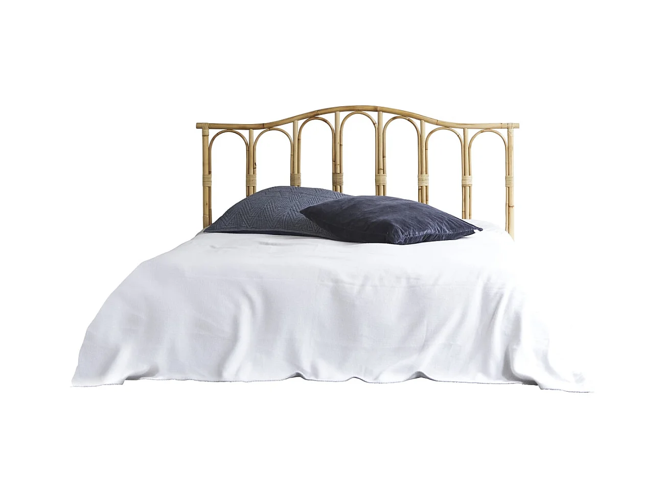 Tête de lit en tiges de rotin 160 cm Ondine