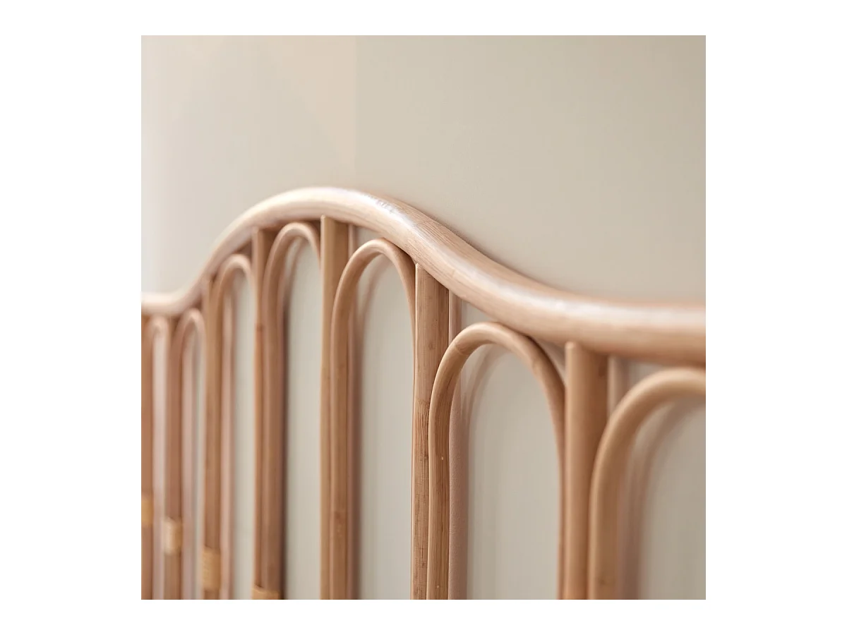 Tête de lit en tiges de rotin 160 cm Ondine