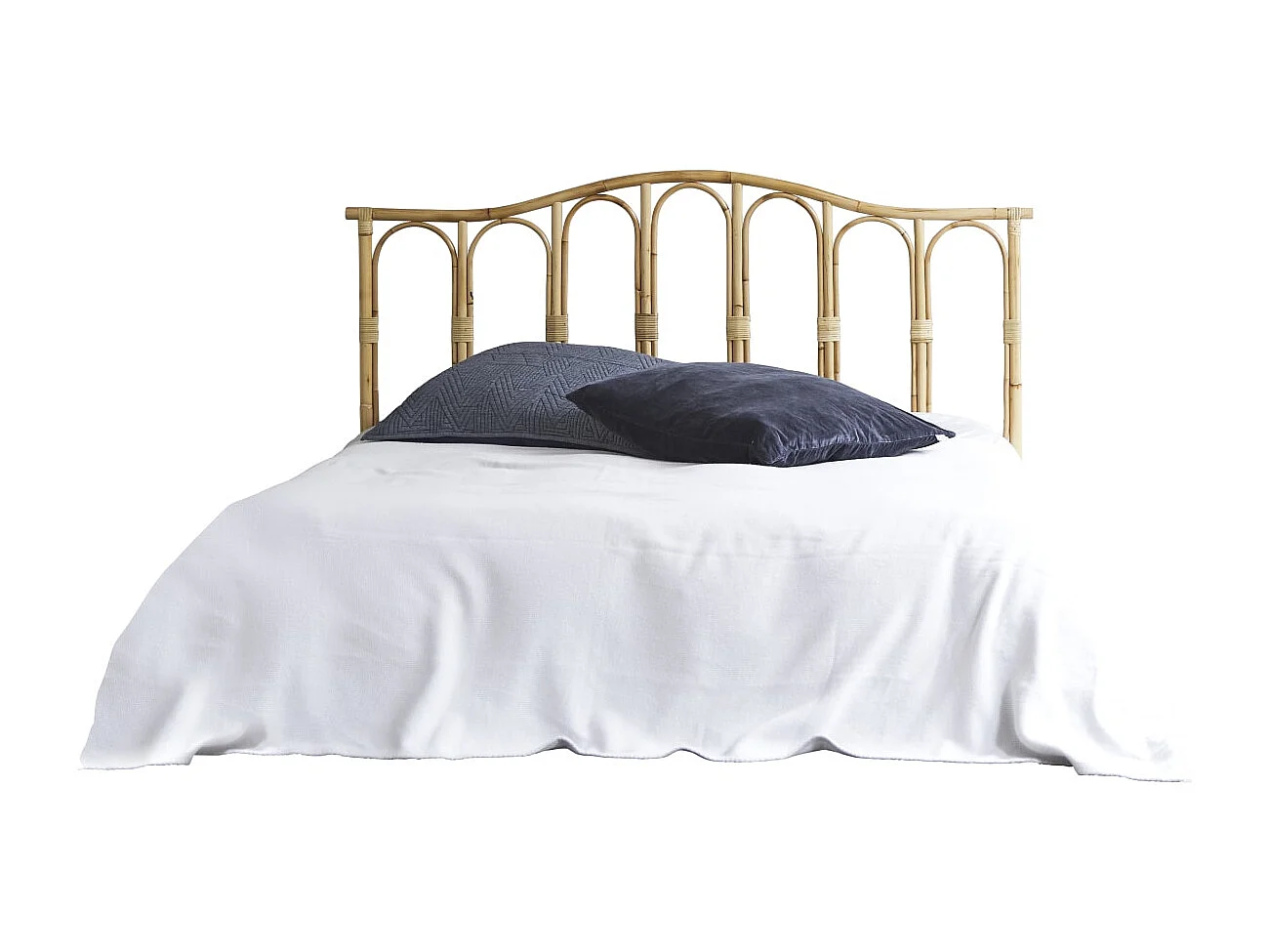 Tête de lit en tiges de rotin 160 cm Ondine