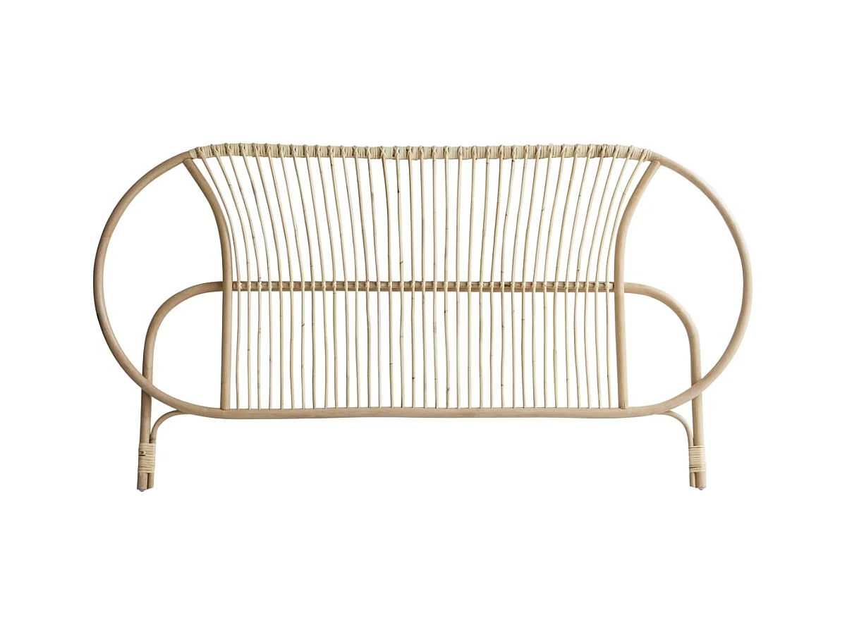 Tête de lit en tiges de rotin 190 Léontie