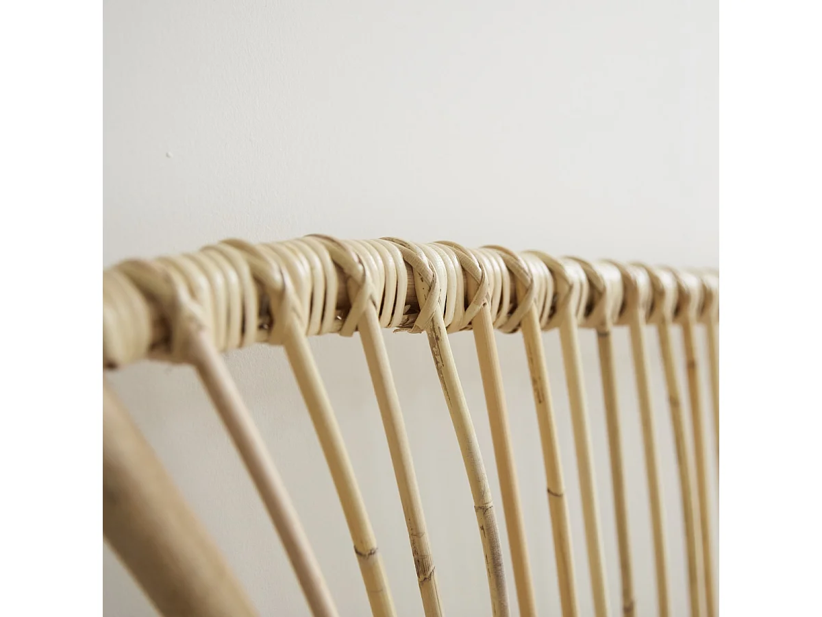 Testata per letto in rattan 190 cm Léontie
