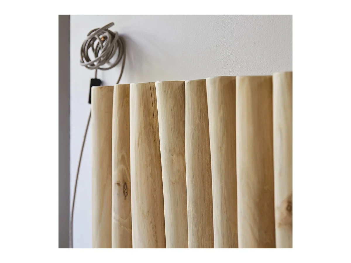 Tête de lit enfant en bois de teck flotté 120 River