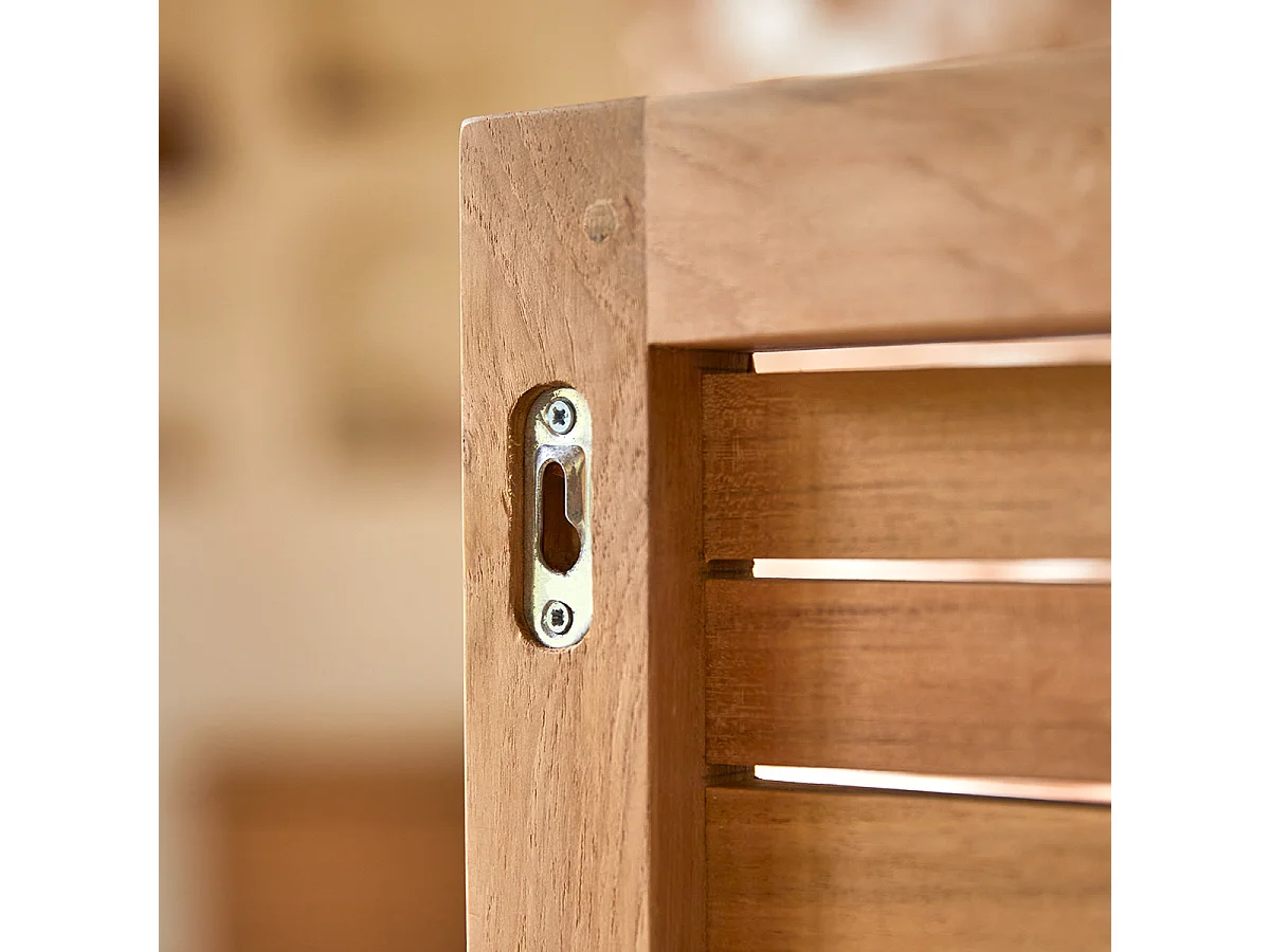 Tête de lit enfant en bois de teck 95 Suzette