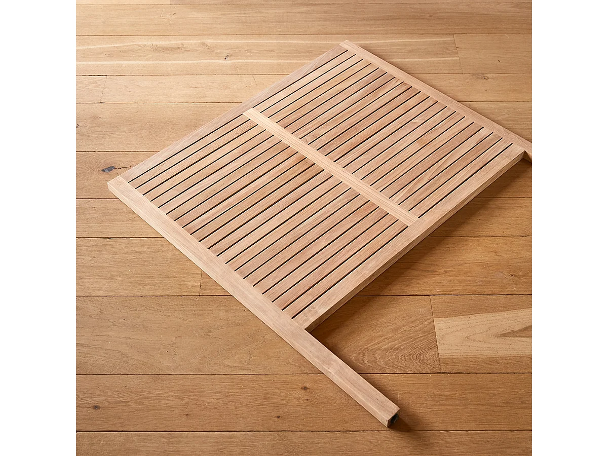 Tête de lit enfant en bois de teck 95 Suzette