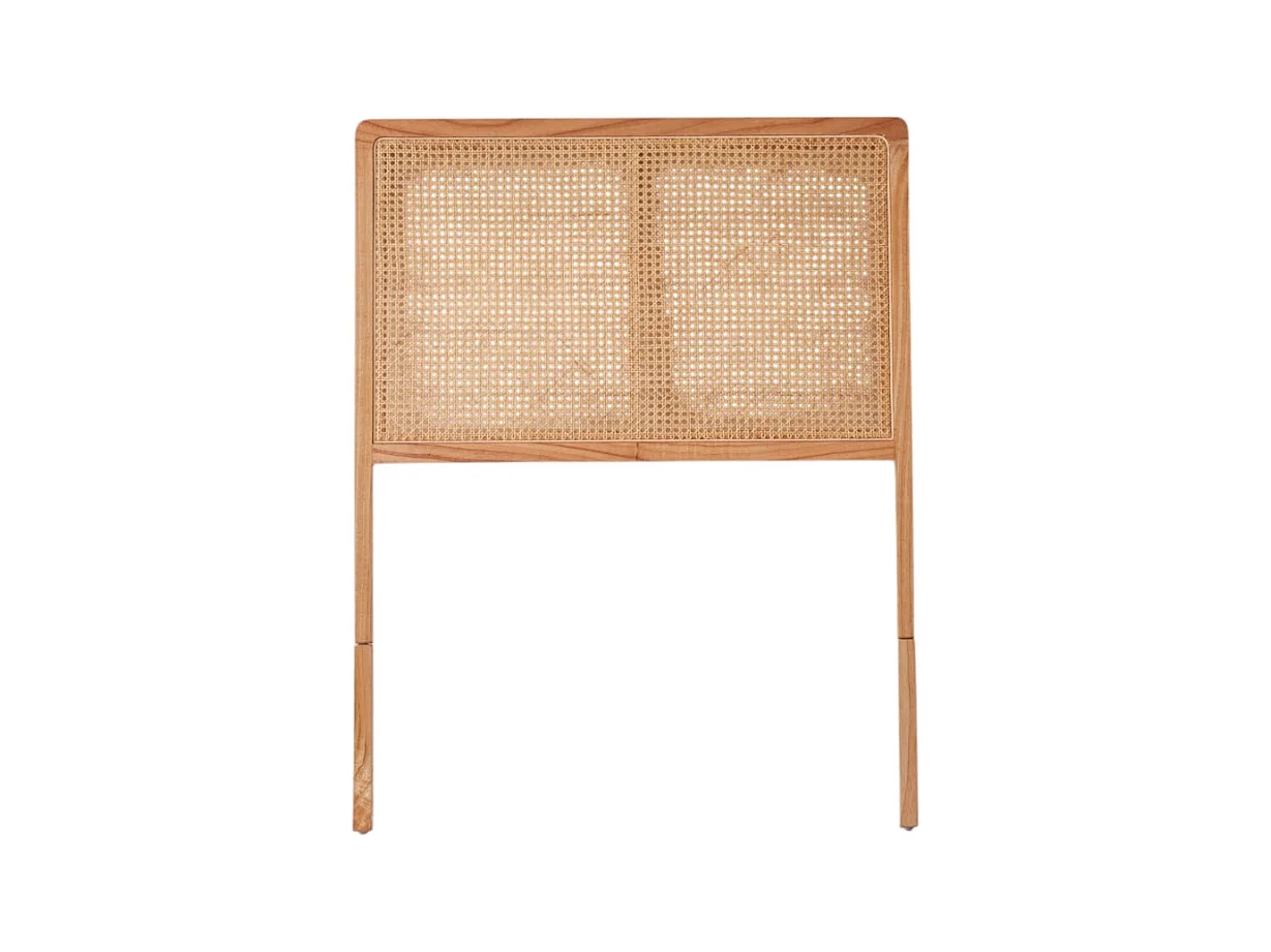 Tête de lit enfant en tiges de rotin cannée 90 cm Adèle