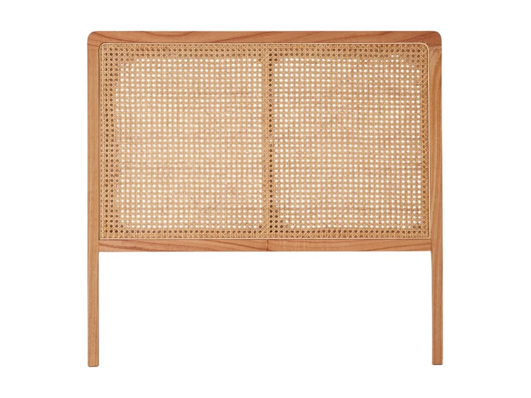 Tête de lit enfant en tiges de rotin cannée 90 cm Adèle