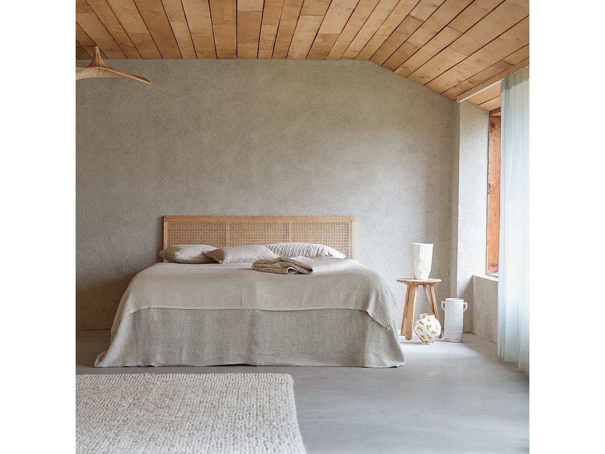 Bett-Kopfteil aus Rattanstäben 180 Adèle