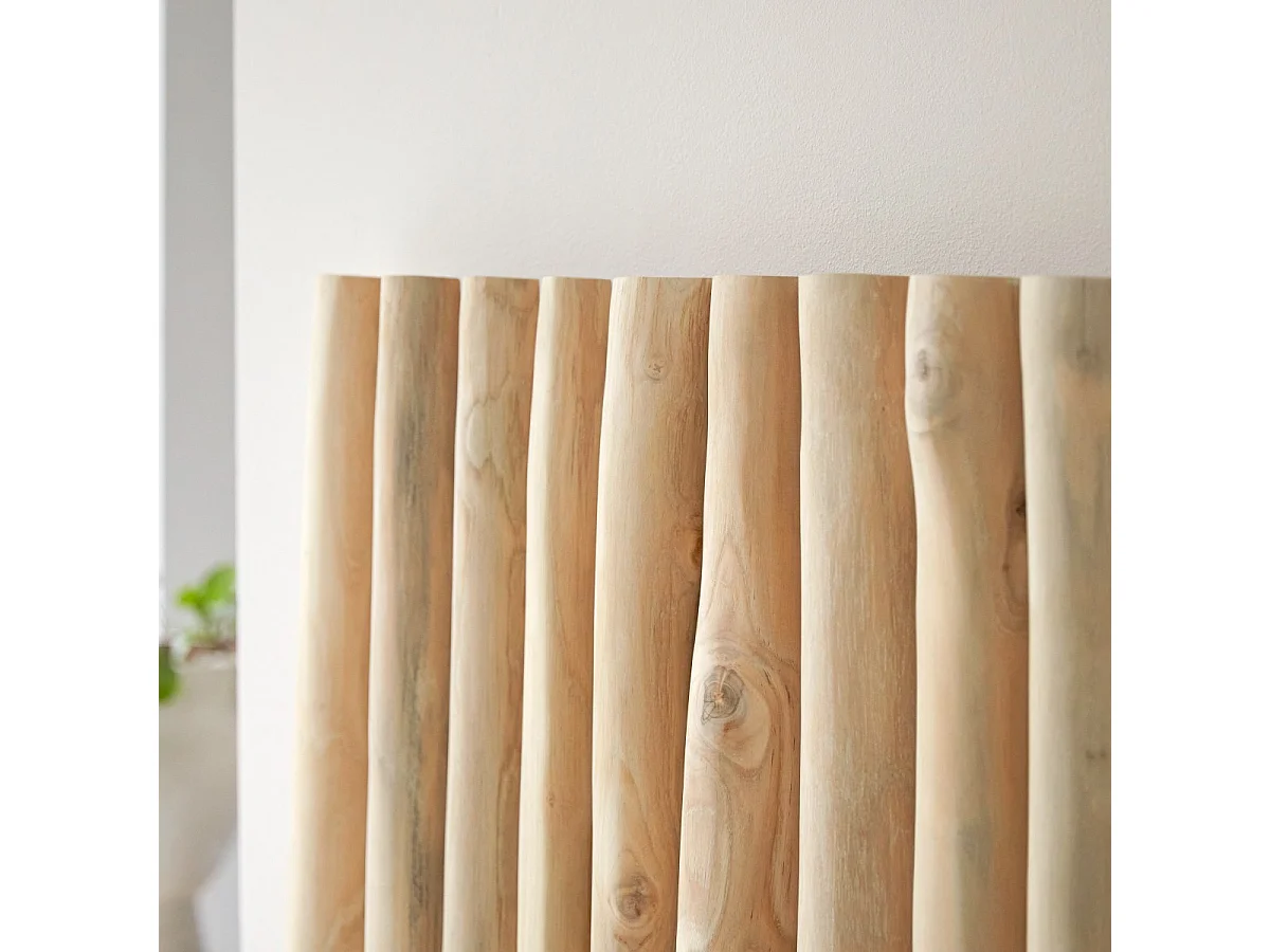 testata letto 180cm legno flotté consumato dal mare teak tek teck